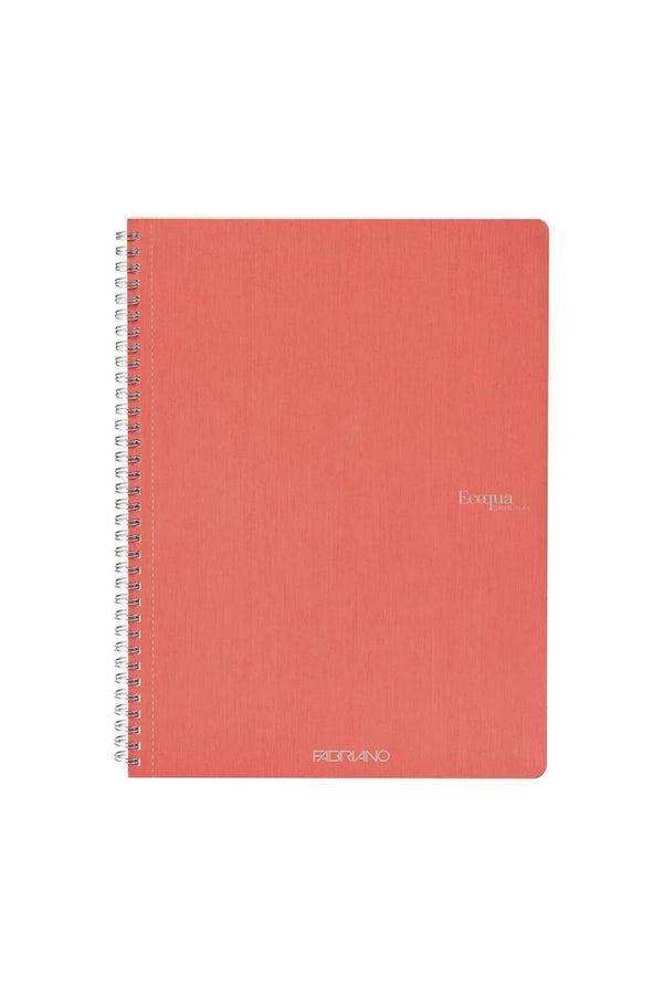 QUADERNO C/SPIRALE A4 ECOQUA QUADRETT. 0.5MM FLAMINGO