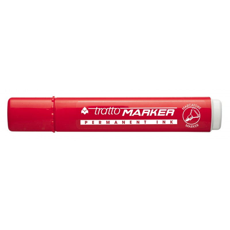 PENNARELLO INDELEBILE TRATTO MARKER P.TONDA ROSSO Immagine secondaria del prodotto
