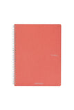 QUADERNO C/SPIRALE A4 ECOQUA QUADRETT. 0.5MM FLAMINGO