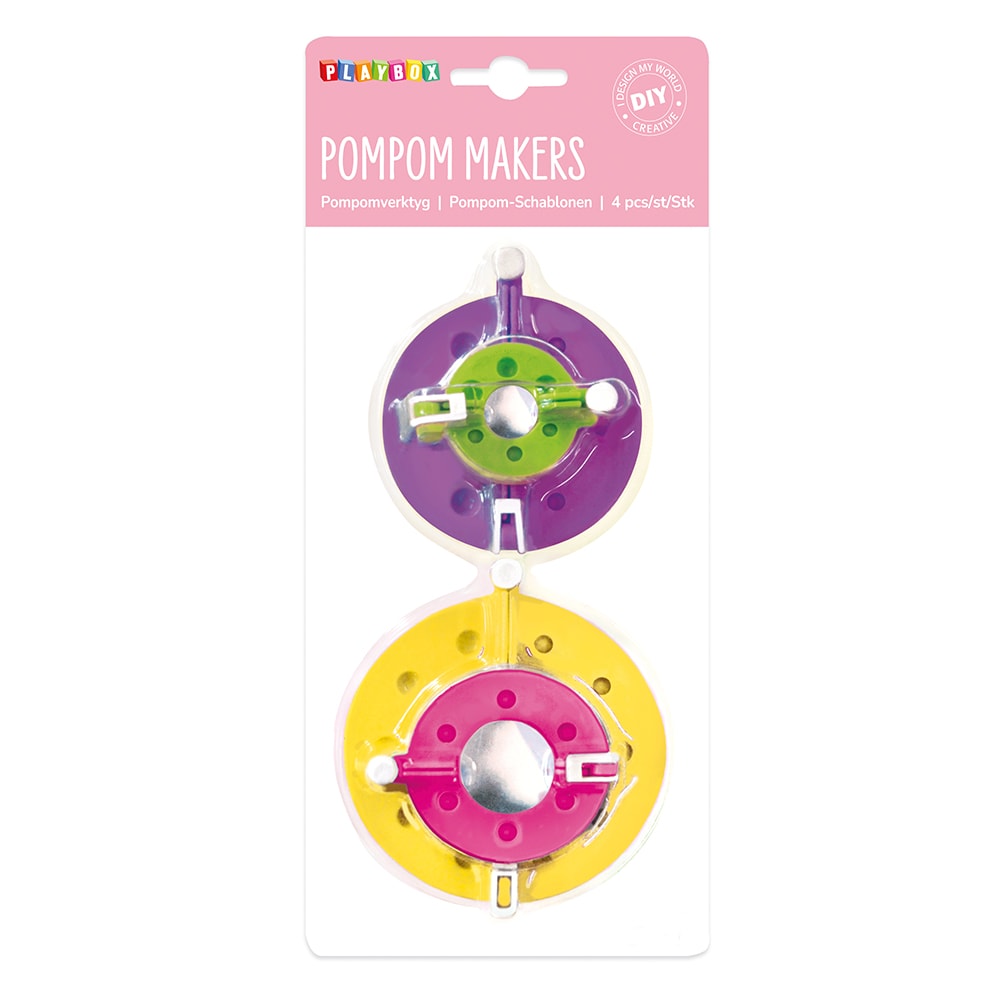 CREA POMPONS - SET 4 TELAI