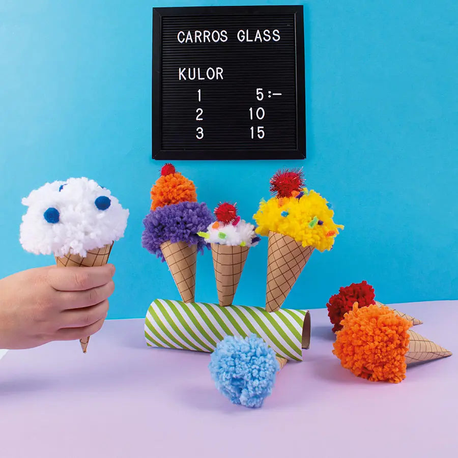 CREA POMPONS - SET 4 TELAI