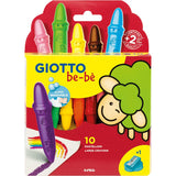 PASTELLI CERA GIOTTO BE-BE' 10 COLORI
