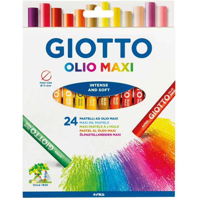 PASTELLI OLIO GIOTTO 24 COLORI