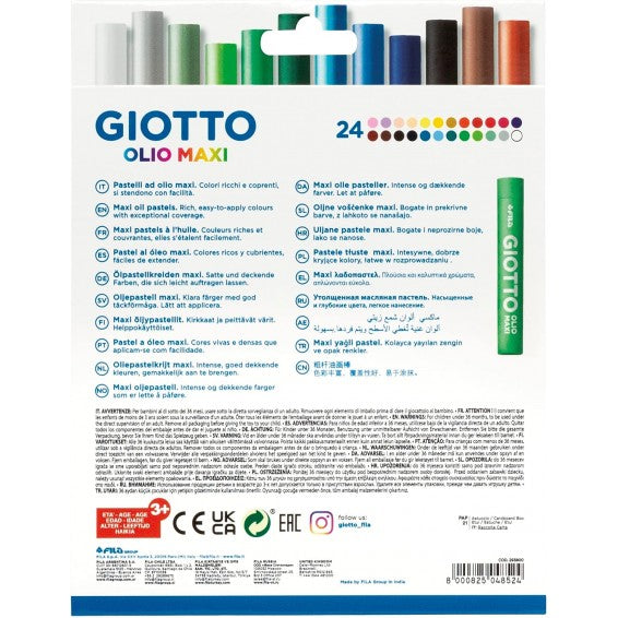PASTELLI OLIO GIOTTO 24 COLORI