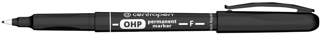 MARKER OHP PUNTA FINE - BUSTA 4 PZ. - COL. ASS.