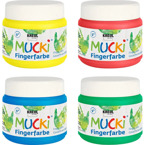 MUCKI - COLORI A DITA 150 ML - SET 4     CLASSIC