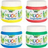 MUCKI - COLORI A DITA 150 ML - SET 4     CLASSIC