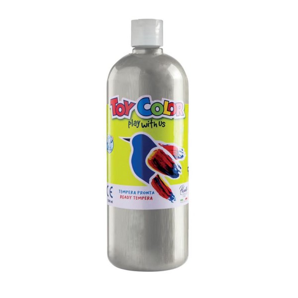 TEMPERA METALLIZZATA TOY COLOR ML. 1000 ARGENTO Immagine principale del prodotto