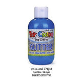 TEMPERA GLITTER ML. 250 CYAN