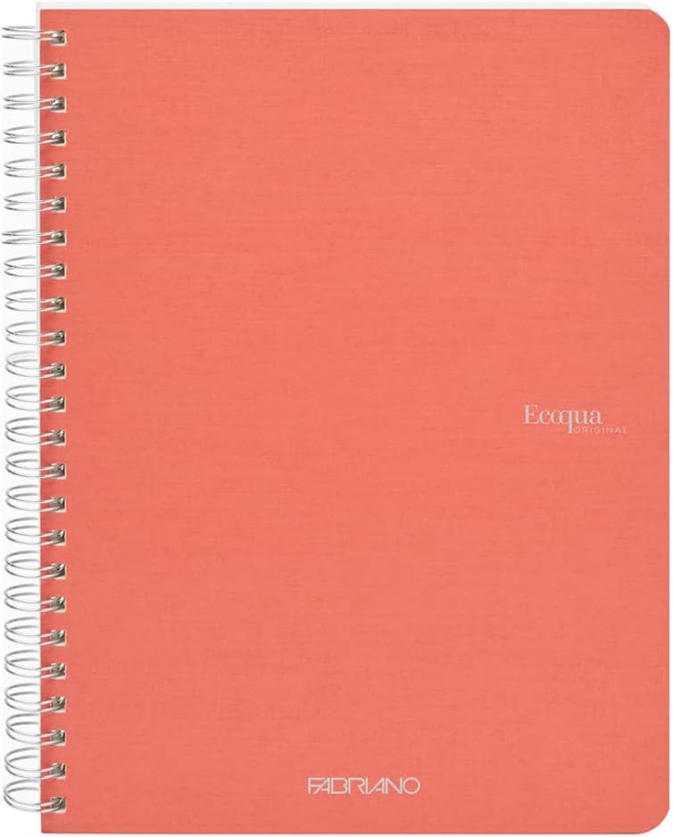 QUADERNO C/SPIRALE ECOQUA A5 1RIG CARTONATO FLAMINGO
