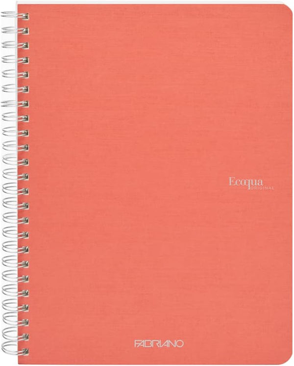 QUADERNO C/SPIRALE ECOQUA A5 1RIG CARTONATO FLAMINGO