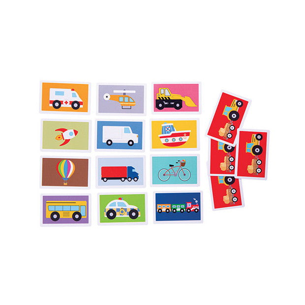 Flash Cards Trasporti - Mazzo 52 Pezzi
