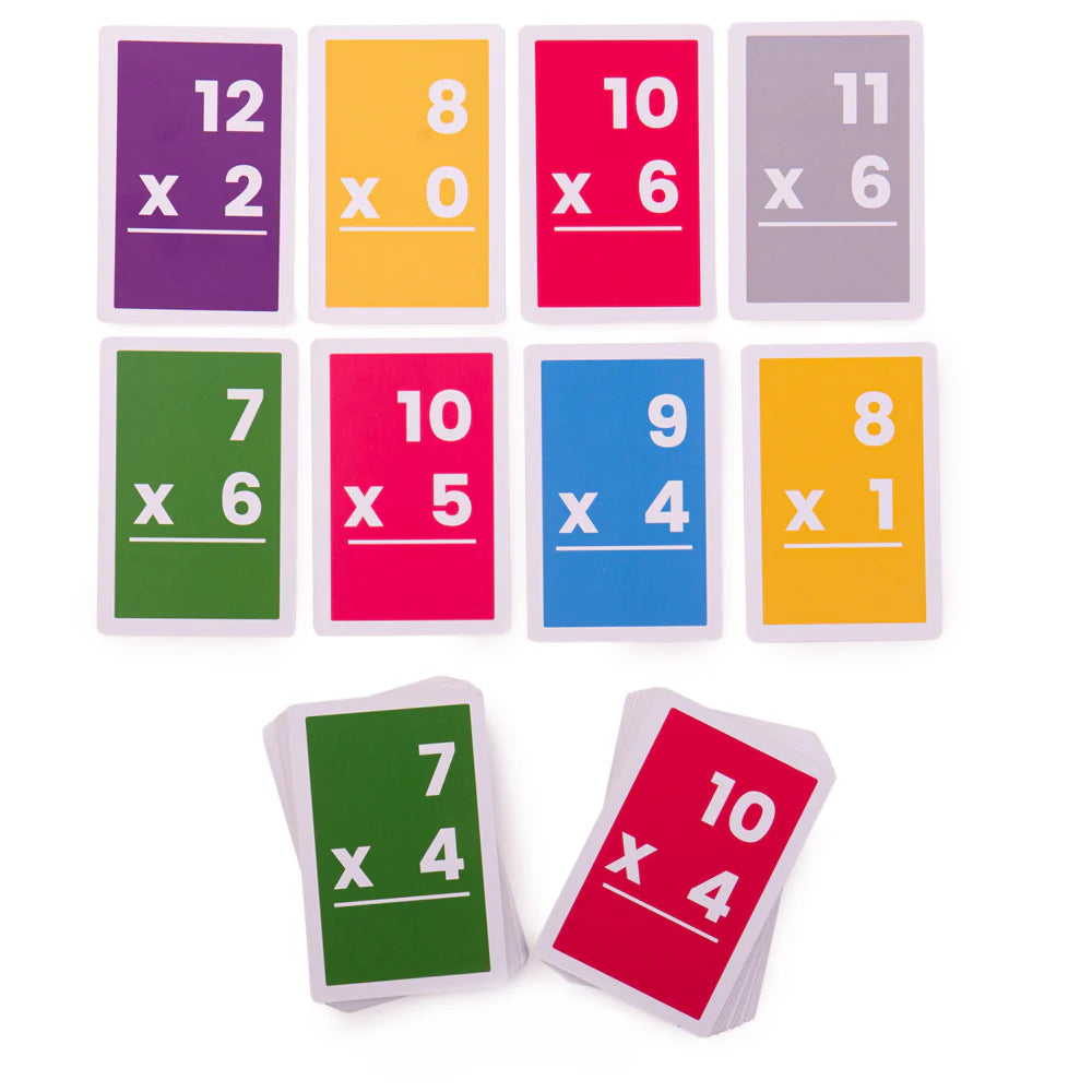 Flash Cards Moltiplicazioni 7/12 - 52 Pezzi