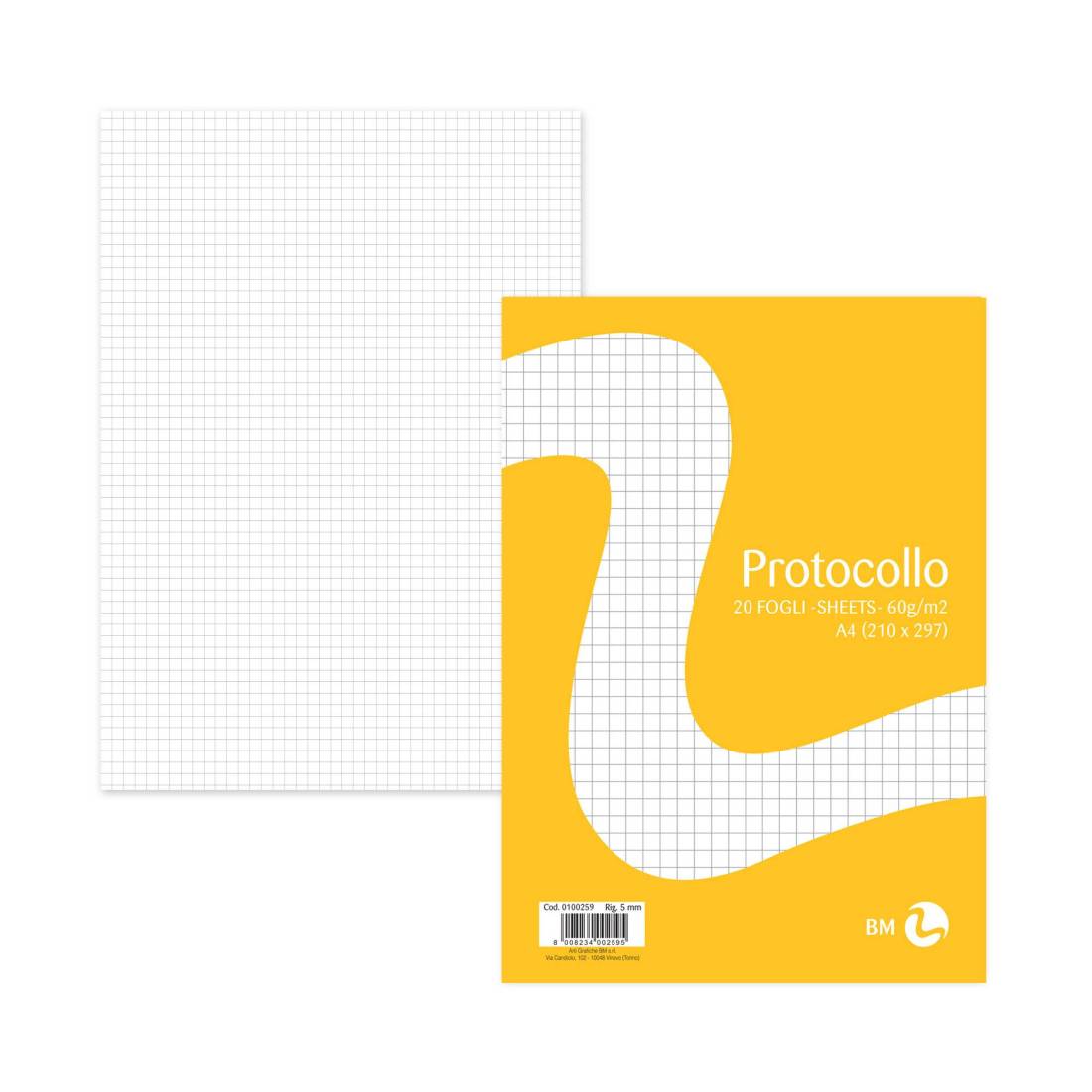 CARTA PROTOCOLLO FG20 UN 5MM Immagine principale del prodotto