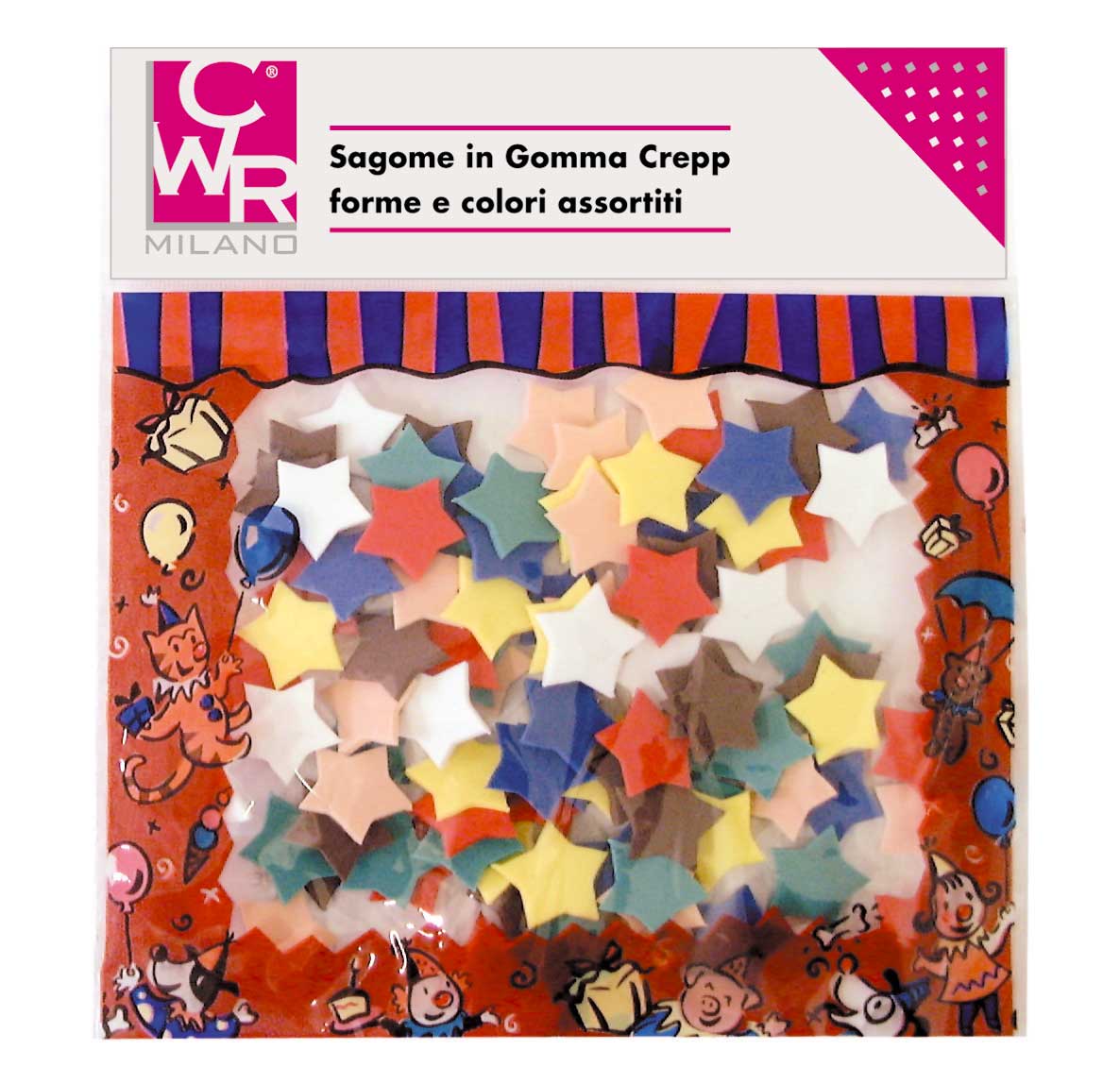 Forme Educative Eva Confezione 4 Buste da 100 Pezzi - Stelle
