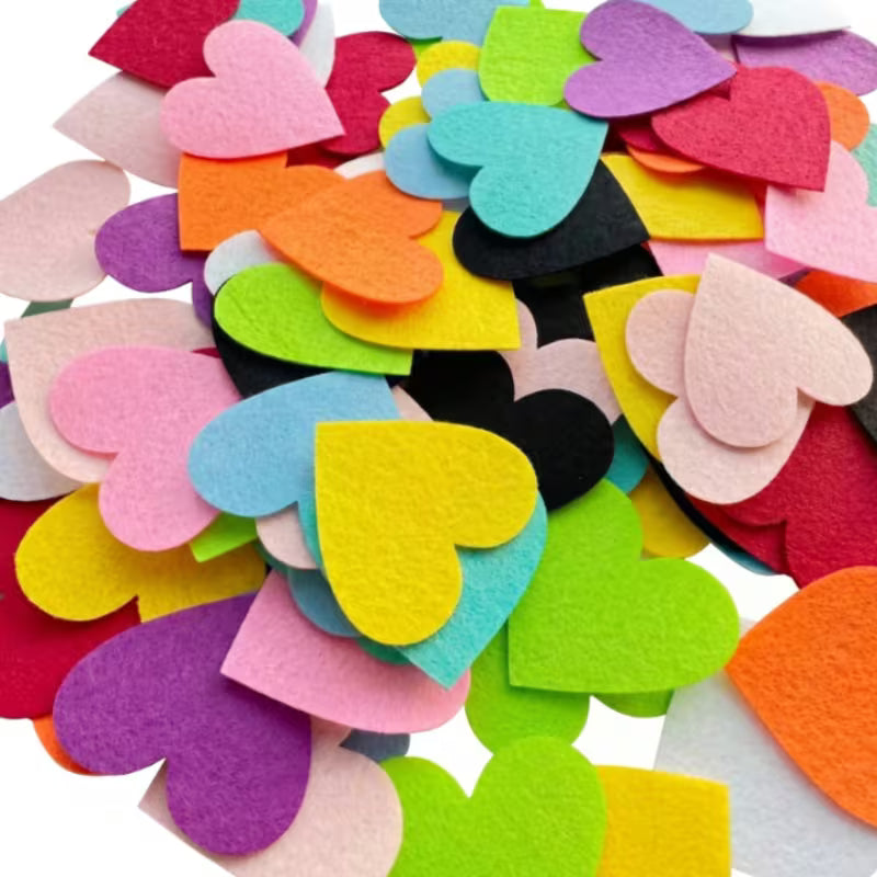 Forme Educative Eva Confezione 4 Buste da 32 Pezzi - Cuori