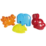 Formine Per Sabbia - Animali In Plastica - Set 4 Pezzi