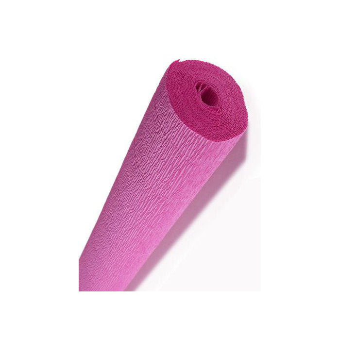 CARTA CRESPA - ROTOLO CM.50X250 - FUXIA FLUO Immagine principale del prodotto