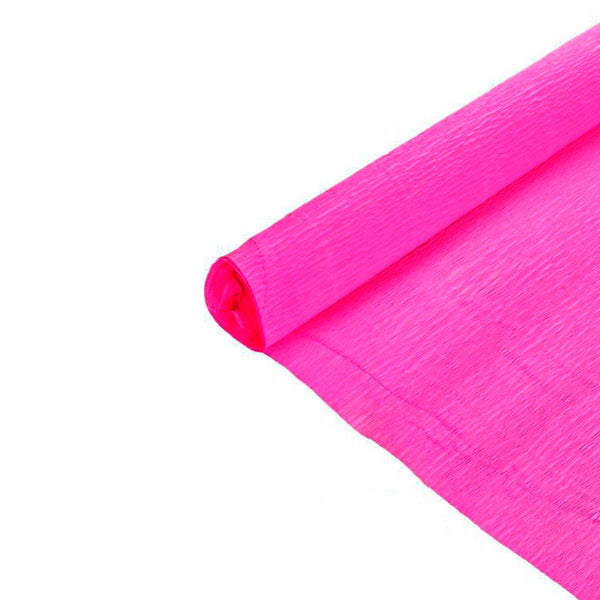 CARTA CRESPA - ROTOLO CM.50X250 - FUXIA FLUO