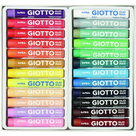 PASTELLI OLIO GIOTTO 24 COLORI