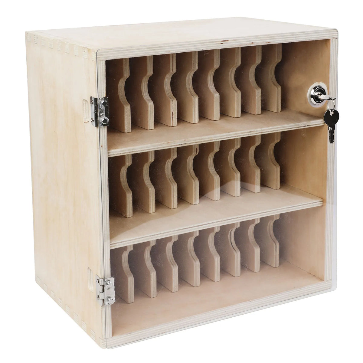 ARMADIETTO  PER TELEFONI CELLULARI 30 SCOMPARTI CON SERRATURA