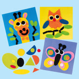 FORME GEOMETRICHE ADESIVE IN FELTRO - SET PZ. 500