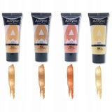 COLORI ACRILICI - SET 8 FLACONI ML. 21 COLORI META