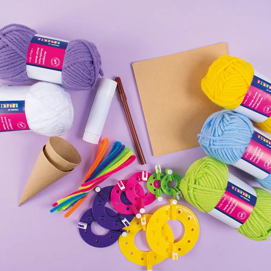 CREA POMPONS - SET 4 TELAI