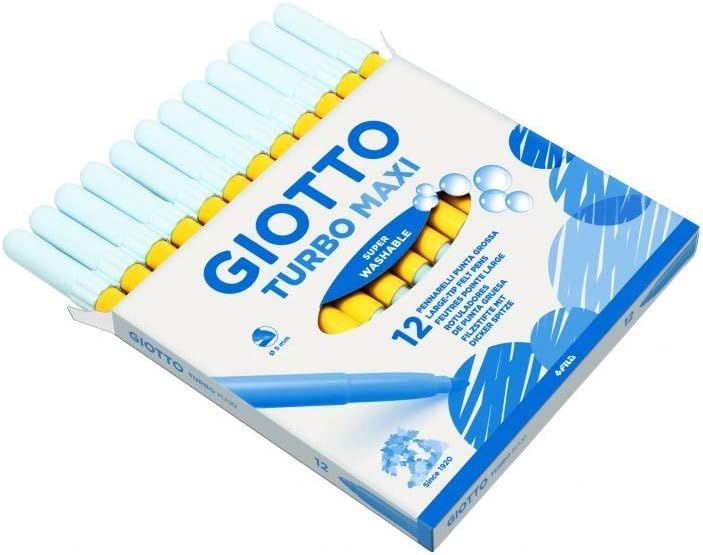 PENNARELLI TURBOMAXI GIOTTO PZ.12 GIALLO