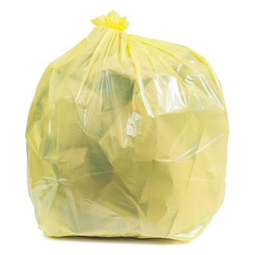 SACCO IMMONDIZIA CM.70X110 - CONF.10 PZ. - GIALLO
