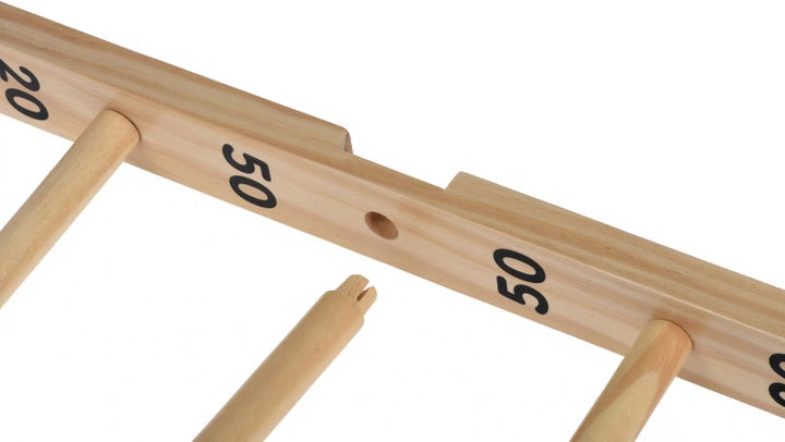 Gioco Anelli In Legno Con 5 Cerchi Di Corda