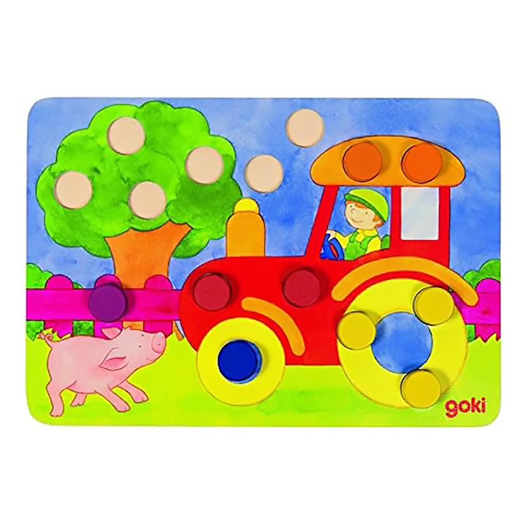 Tombola Dei Colori In Legno - 95 Pezzi