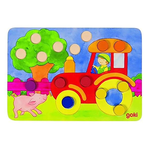 Tombola Dei Colori In Legno - 95 Pezzi