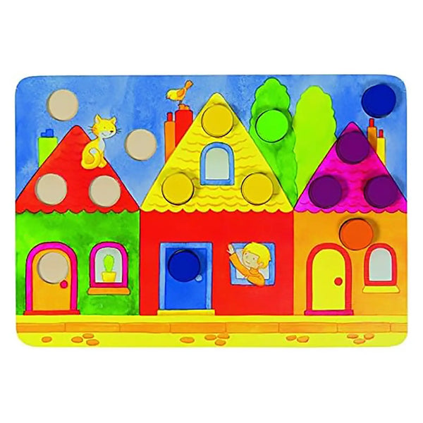 Tombola Dei Colori In Legno - 95 Pezzi