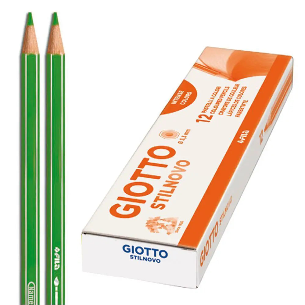 MATITE GIOTTO STILNOVO MONOCOLORE VERDE PZ. 12
