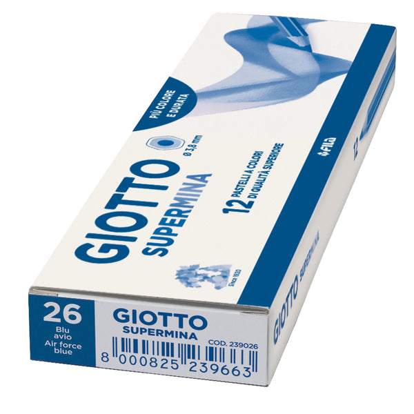 PASTELLO SUPERMINA GIOTTO BLU AVIO PZ.12