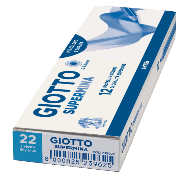 PASTELLO SUPERMINA GIOTTO CELESTE PZ.12