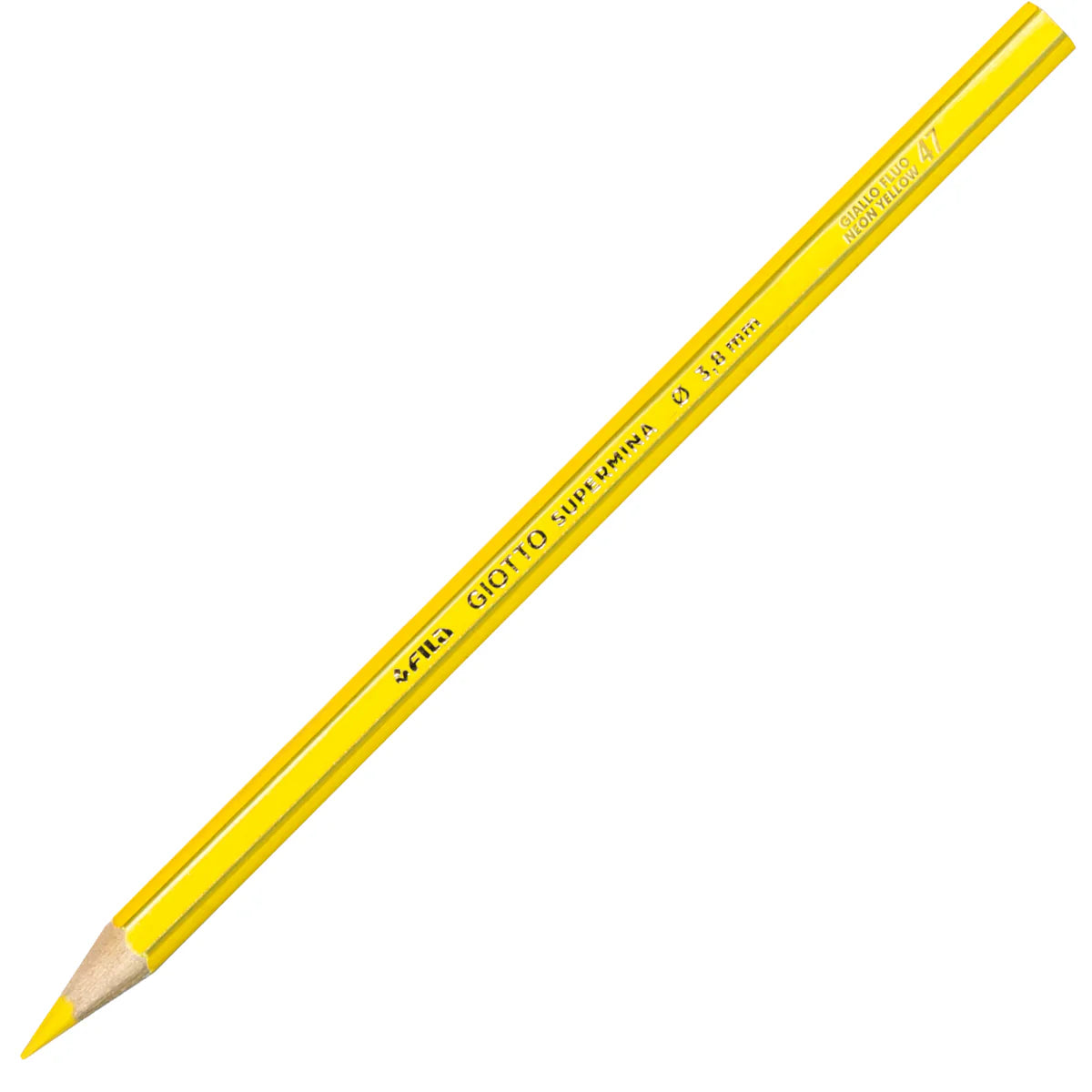 PASTELLO SUPERMINA GIOTTO GIALLO FLUO PZ.12