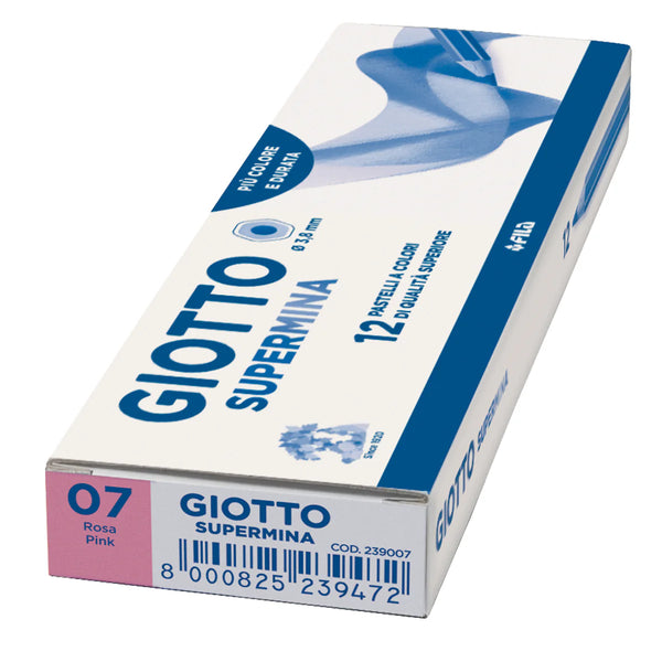 PASTELLO SUPERMINA GIOTTO ROSA PZ.12