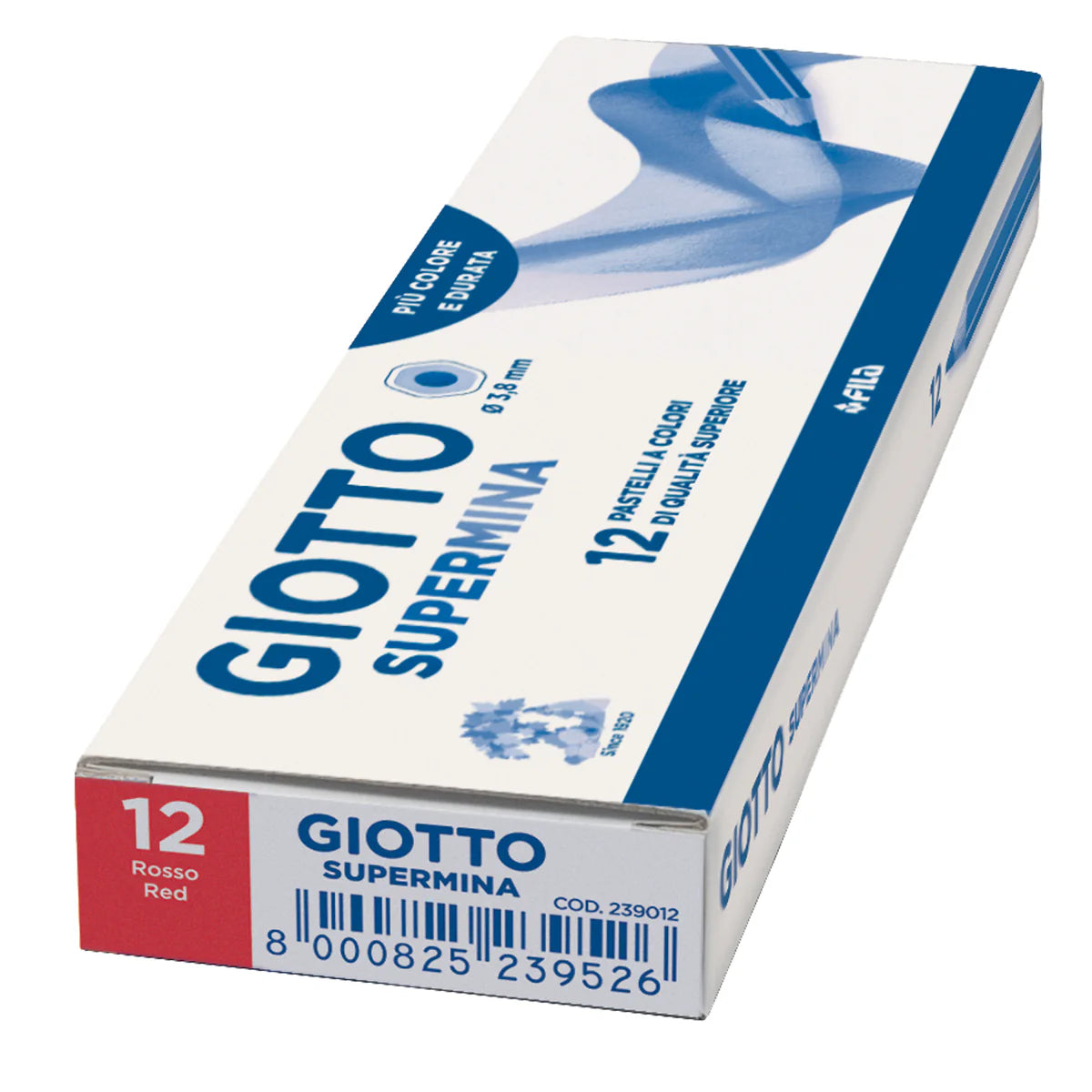 PASTELLO SUPERMINA GIOTTO ROSSO PZ.12
