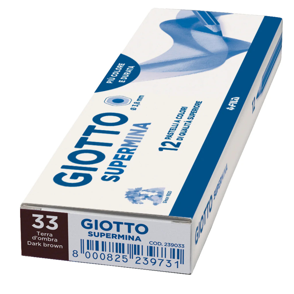 PASTELLO SUPERMINA GIOTTO TERRA D'OMBRA PZ.12