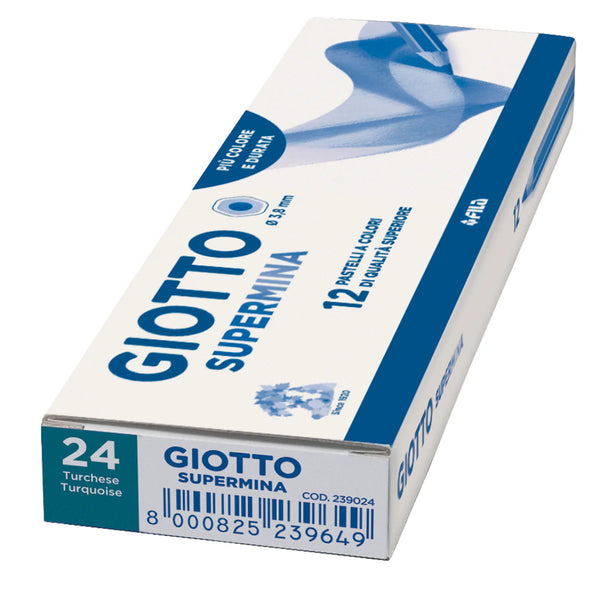 PASTELLO SUPERMINA GIOTTO TURCHESE PZ.12