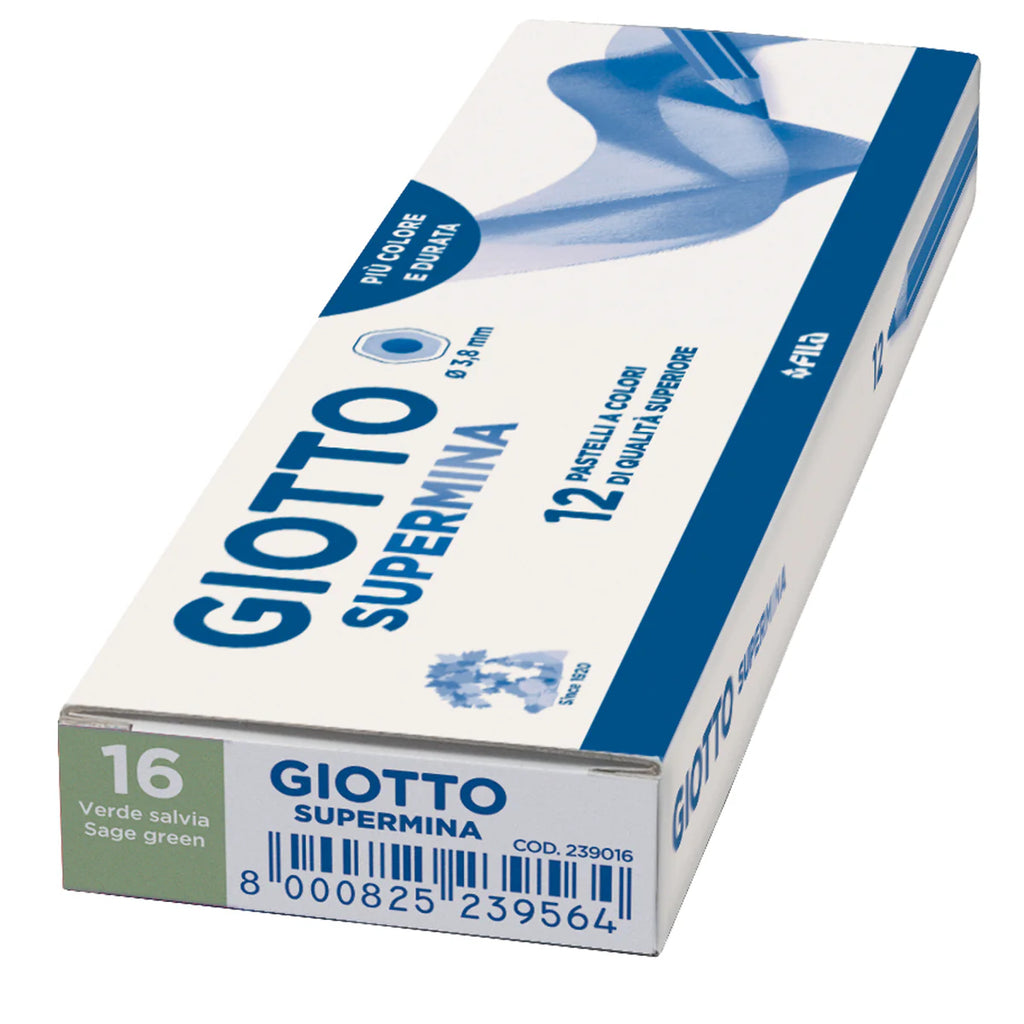 PASTELLO SUPERMINA GIOTTO VERDE SALVIA PZ.12