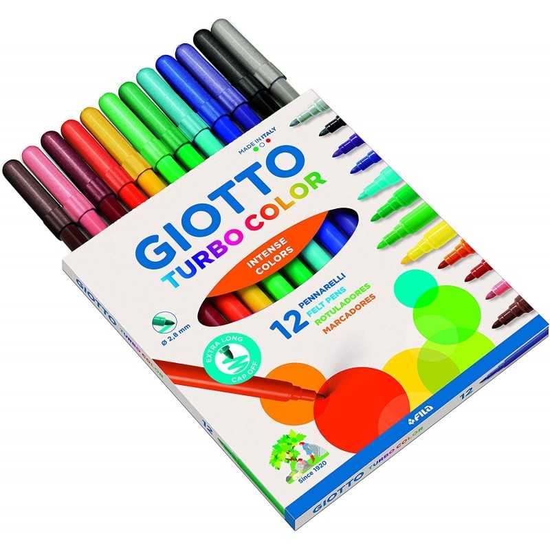 PENN. PUNTA FINE GIOTTO 12 TURBOCOLOR