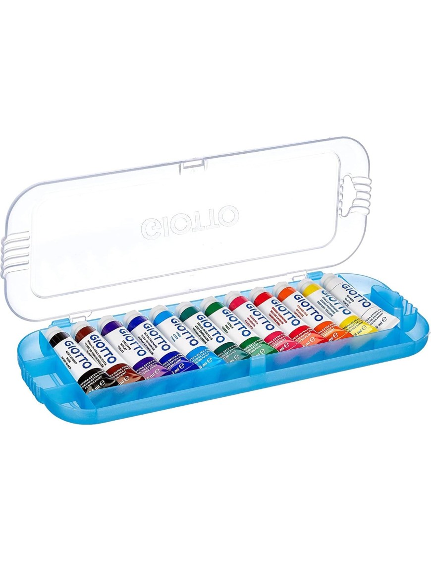 TEMPERA GIOTTO 12 COLORI TUBETTO ML. 7,5