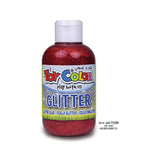 TEMPERA GLITTER ML. 250 ROSSO