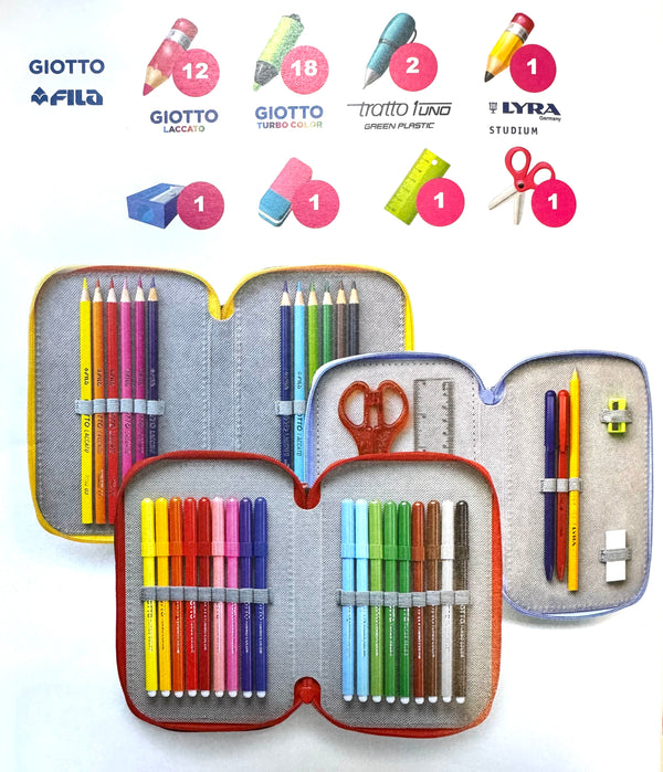ASTUCCIO 3 ZIP PIENO ANIMAL LEONE