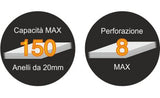 RILEGATORE ASPIRALE MAX 150 FG.