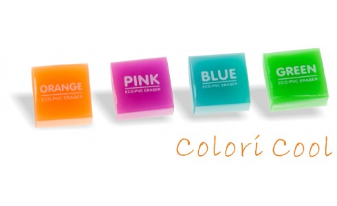 GOMMA ECO-PVC TRASPARENTE COL.  ARANCIONE