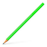 LAPIS SPARKLE FABER CASTELL FUSTO VERDE NEON